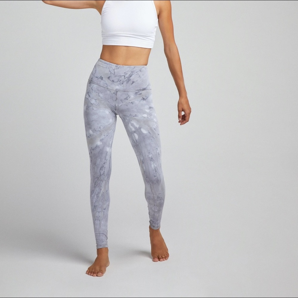 STRUT-THIS Teagan Ankle Leggings Toasted Tie Dye S